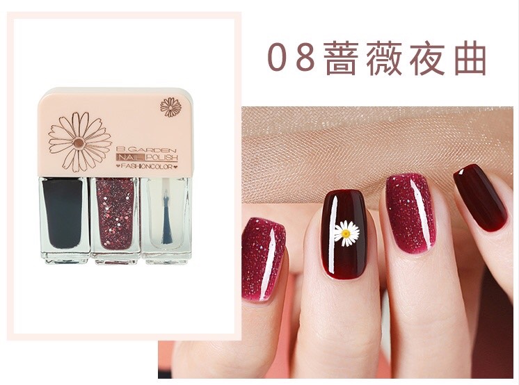 [HCM]Set 3 Lọ Sơn Móng Tay Nhiều Màu Tự Chọn Tặng Kèm 30 Hoa Cúc Hot Trend Trang Trí Móng Tay