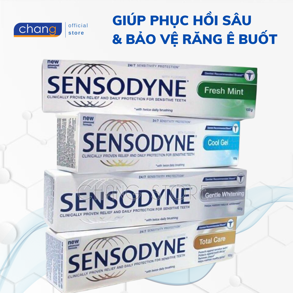 Hộp Kem đánh răng Sensodyne 100g/hộp Chống Ê Buốt Làm Trắng Răng