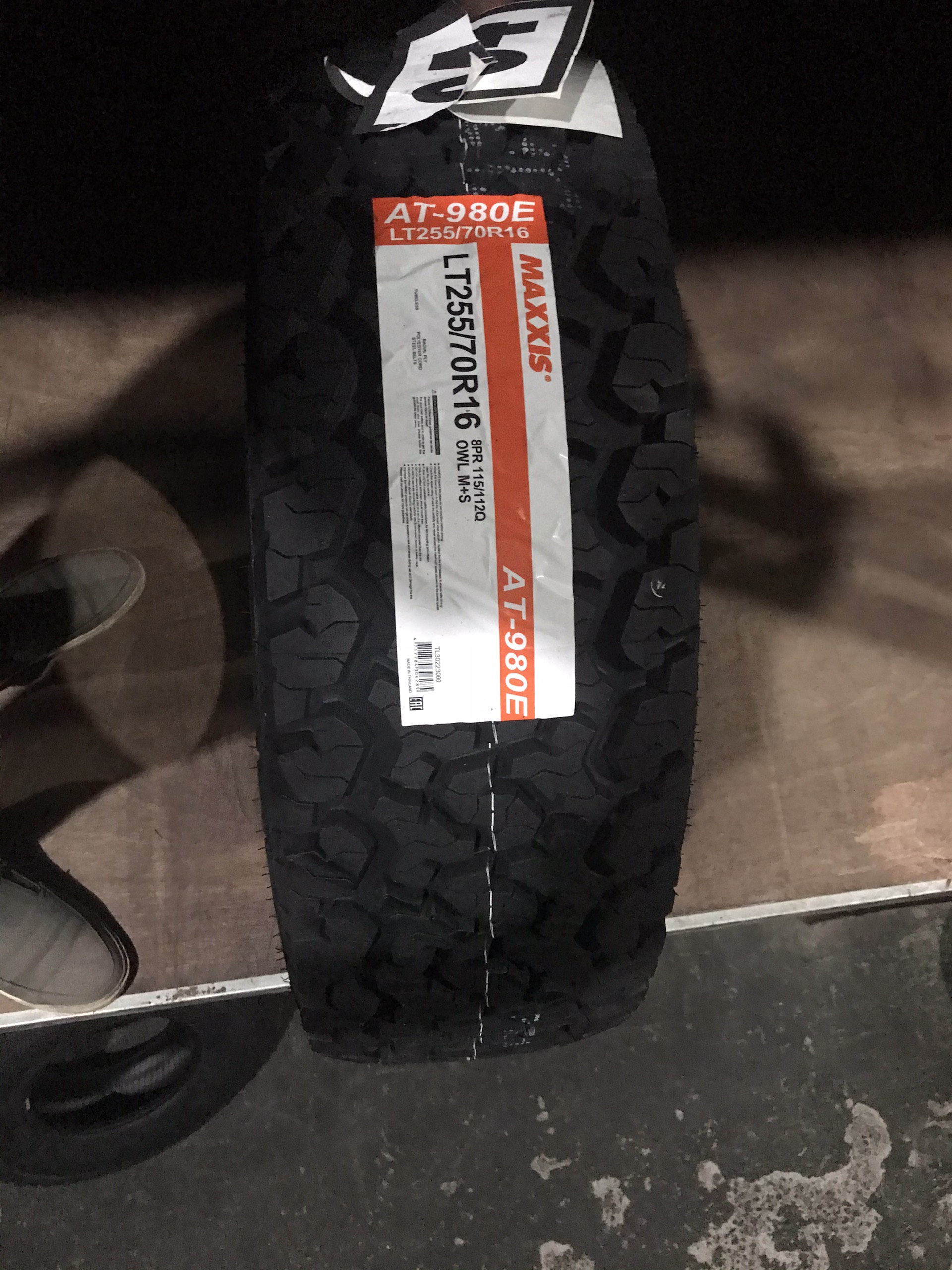 Vỏ lốp 245/70r16 maxxis at980e, vỏ lốp ford everest