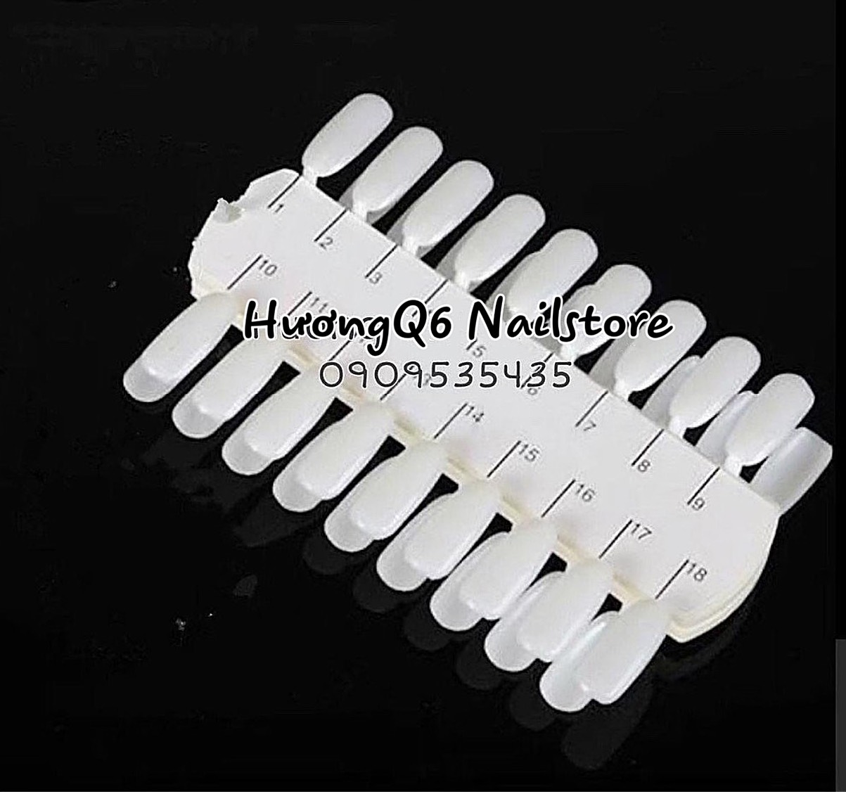 Bộ móng giả dạng thẻ trưng bày mẫu móng
