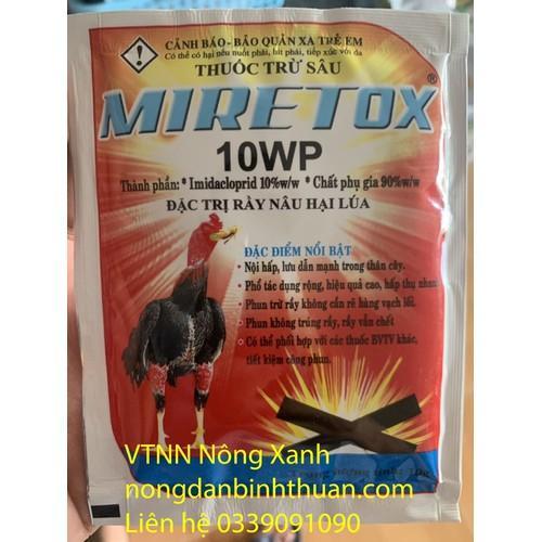 Trừ BỌ TRĨ , RẦY NÂU, BỌ XÍT, CÂU CẤU MIRETOX 10WP