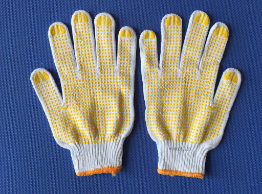 Combo 10 đôi găng tay bảo hộ lao động phủ hạt nhựa