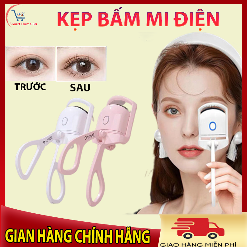 Kẹp bấm mi, máy uốn mi, dụng cụ uốn mi siêu cong, máy uốn lông mi bằng điện giữ cong 24h, phụ kiện trang điểm uốn mi cao cấp, tiện lợi