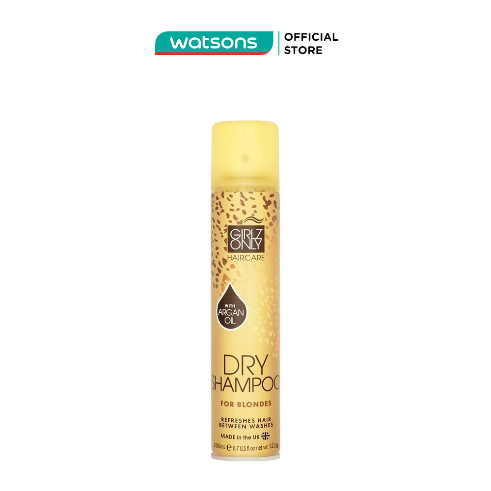 Dầu Gội Khô Girlz Only For Blondes 200ml