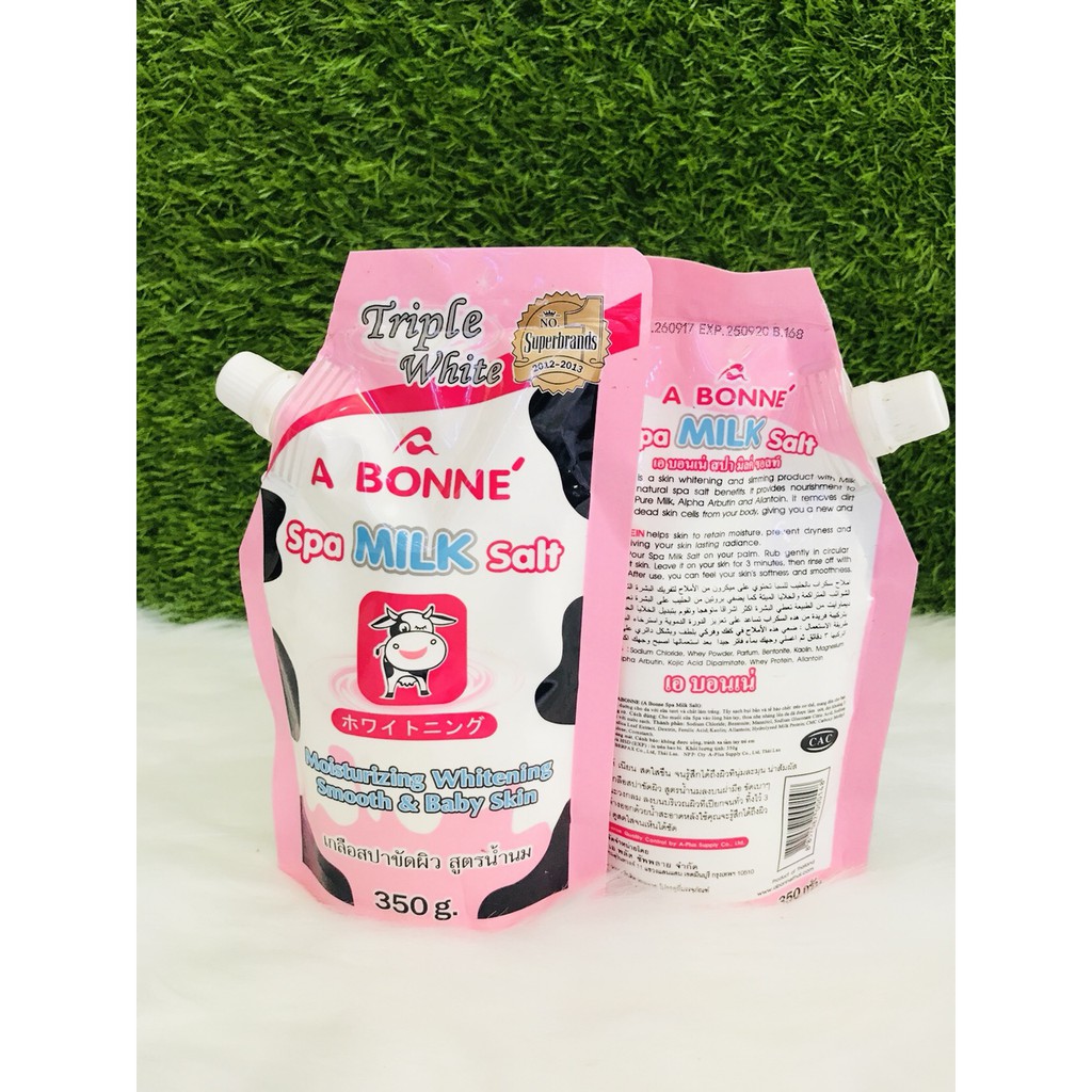 Muối Tắm Sữa Bò Spa Milk Salt Bonne’ Thái Lan - Mẫu mới