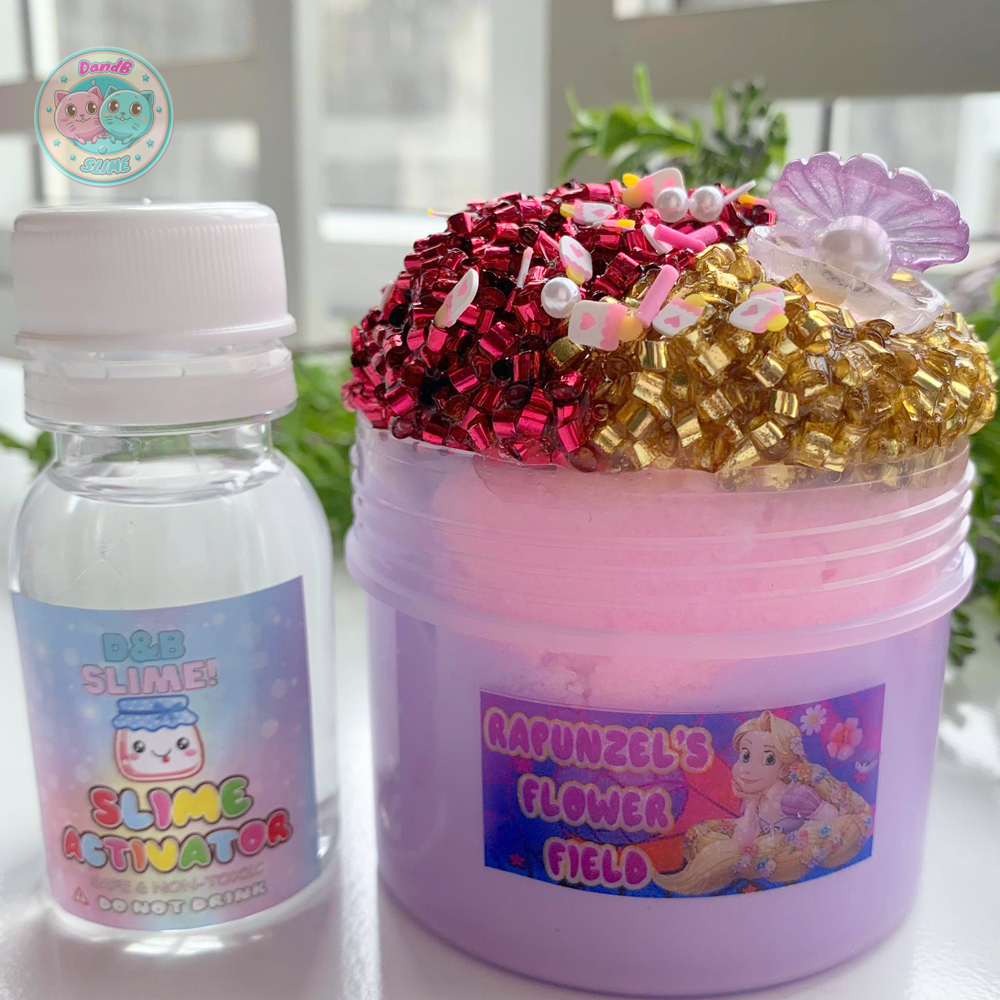 DIY Slime Công chúa tóc dài Rapunzel - Chất Nhờn Ma Quái Kết Hợp Basic/Bingsu/Cloud Slime siêu đẹp và dẻo