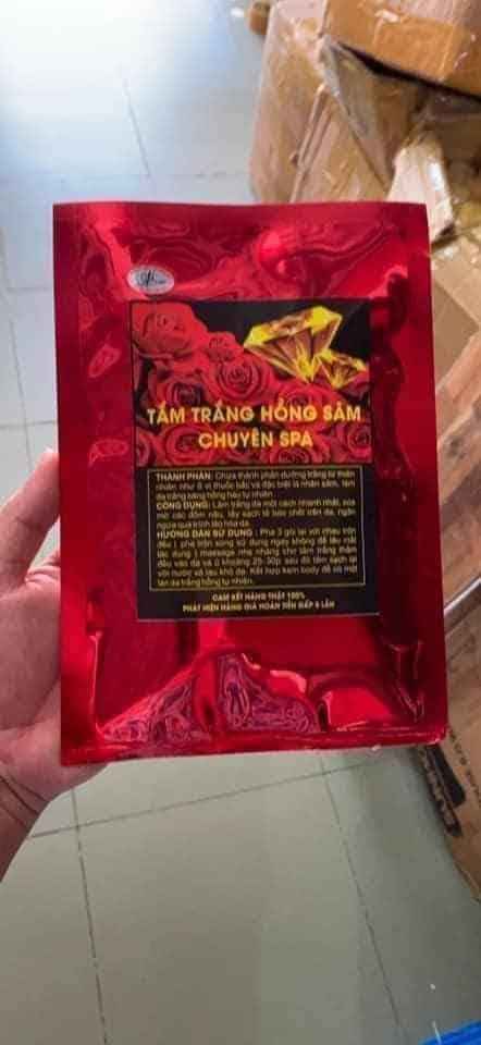 Tắm trắng hồng sâm spa