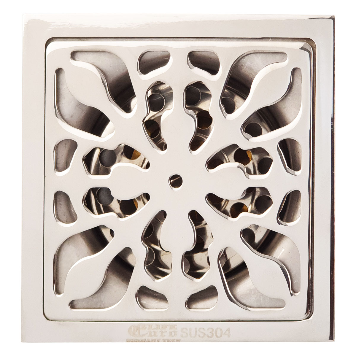 Hố ga thoát sàn chống hôi  Inox SUS 304 Eurolife EL-HG06 (Trắng bạc)