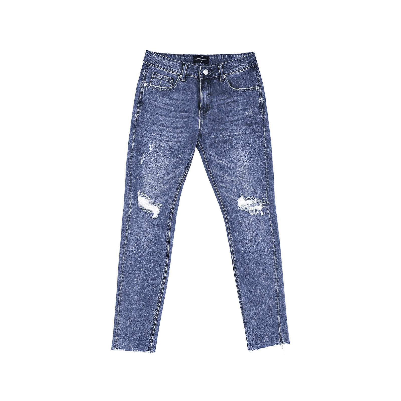 Quần jeans needs of wisdom distressed stretch skinny jeans
