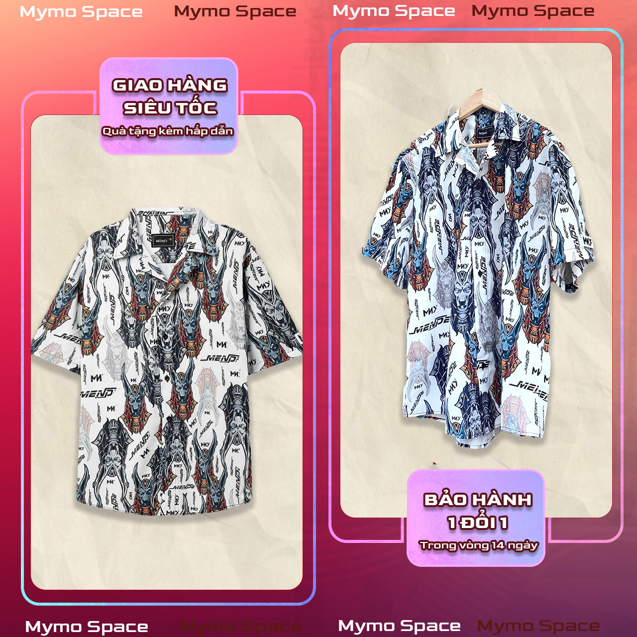 Áo Sơmi ANUBIS AI CẬP FULLTAG | Sơ Mi Lụa Mềm CNK 100% | CHUẨN CAO CẤP 1:1 FORM UNISEX 40-100KG