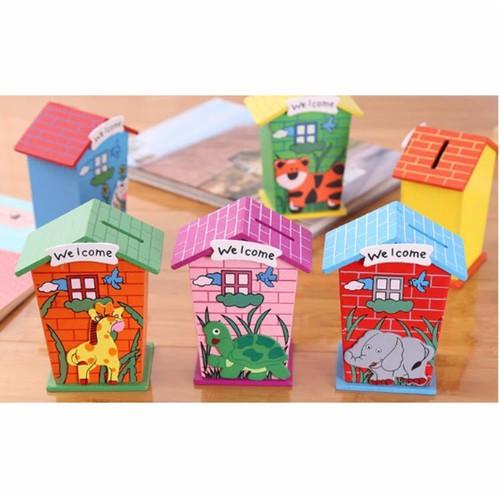 Đồ chơi ống tiết kiệm hình ngôi nhà cho bé