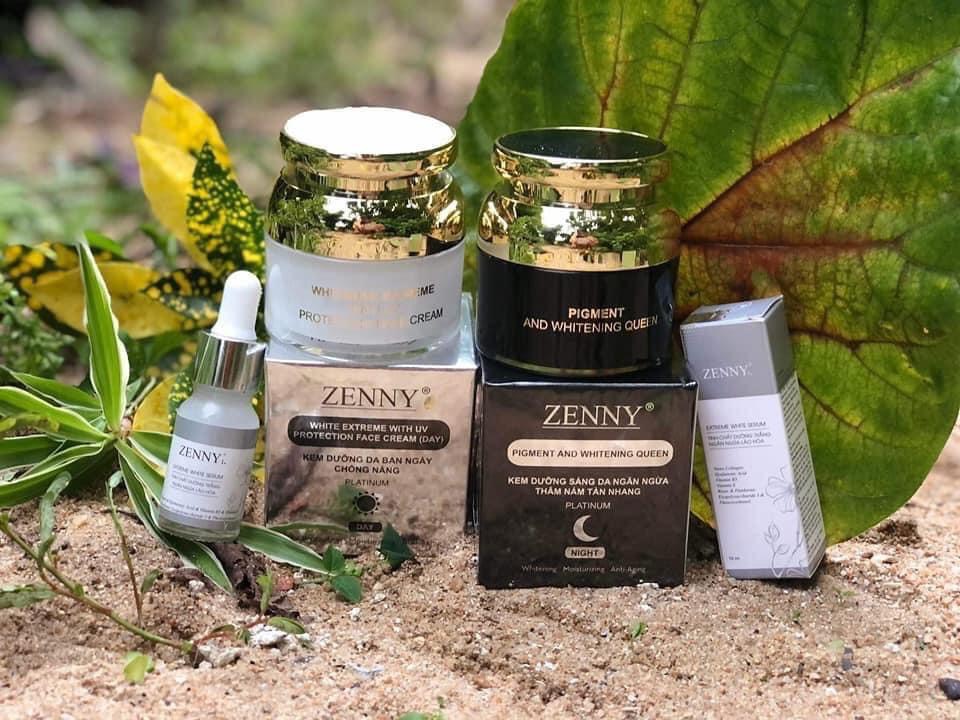 Bộ Kem Zenny Platinum Cao Cấp - Tặng serum, sữa rửa mặt 20g