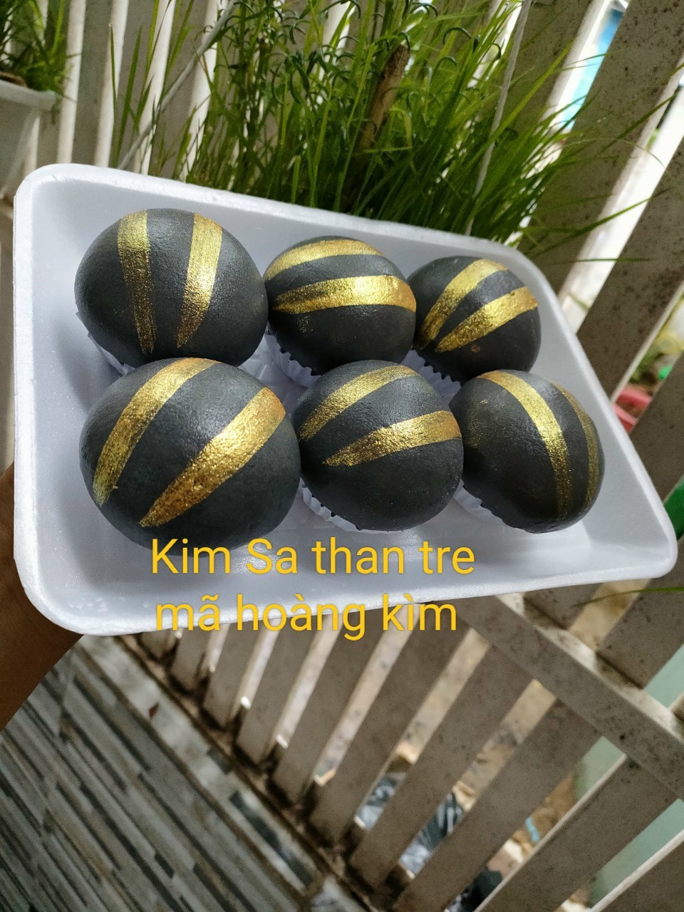 Bánh bao kim sa than tre - 1 set 6 cái