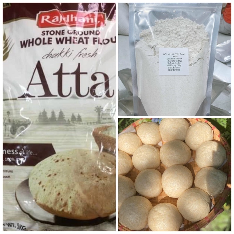 Bột mì nguyên cám atta 500g