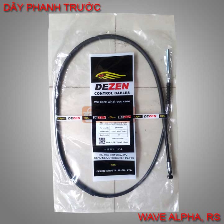 Dây phanh trước xe wave alpha rs chất lượng