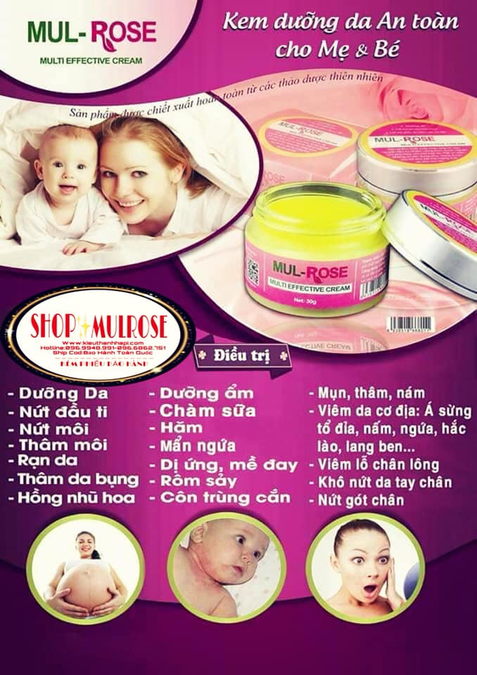 Mullrose chuyên về   viêm da cơ địa nấm ngứa dị ứng lành thương