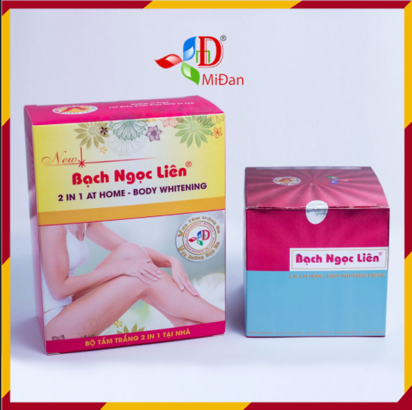 Bộ kem tắm trắng và body bạch ngọc liên
