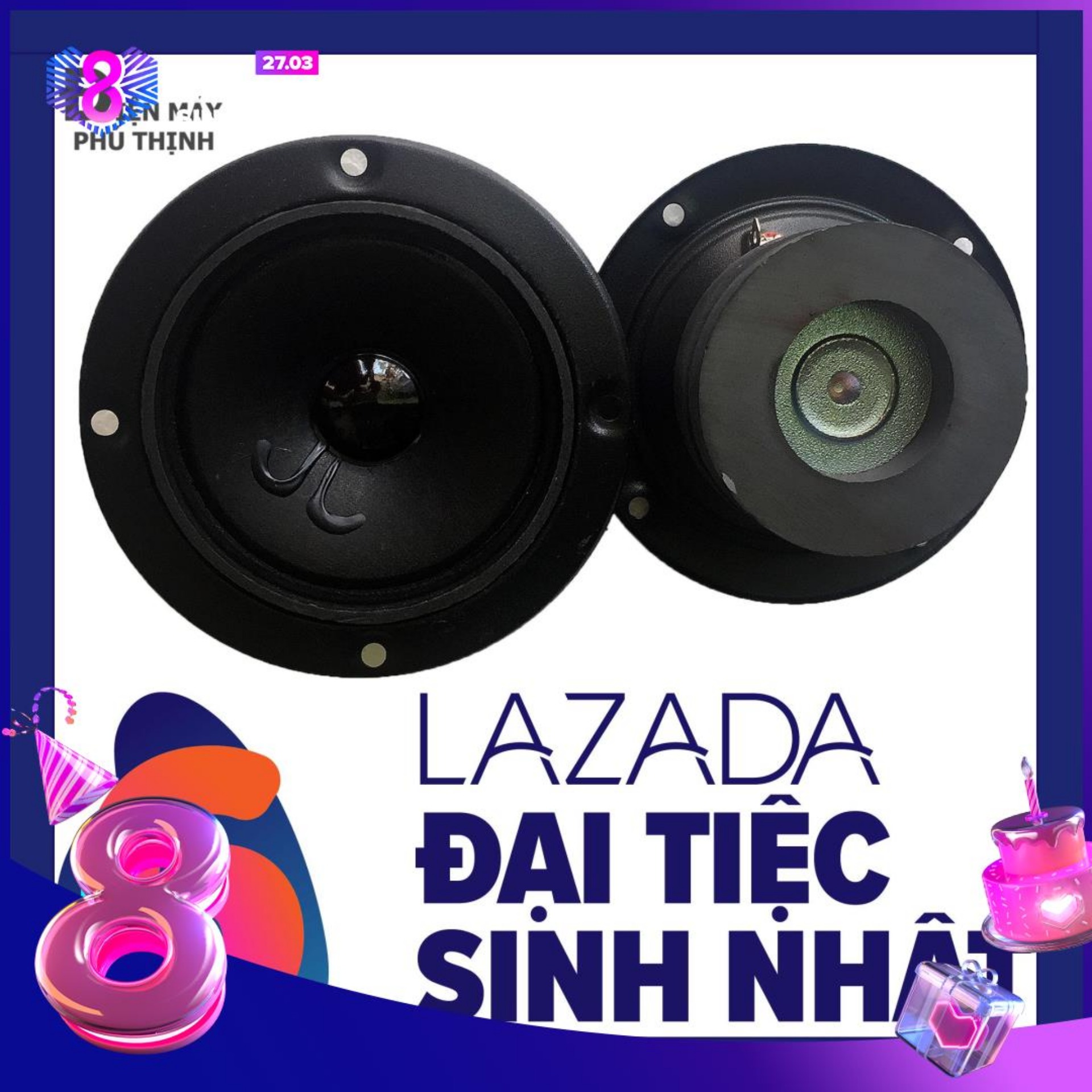 2 Loa TREBLE 2 Từ AVECTOR dùng thay thế cho loa karaoke - treble nhuyễn hay