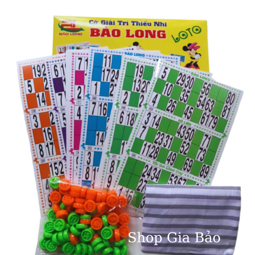 Lô tô nhựa cao cấp 2 mặt số , hàng đẹp