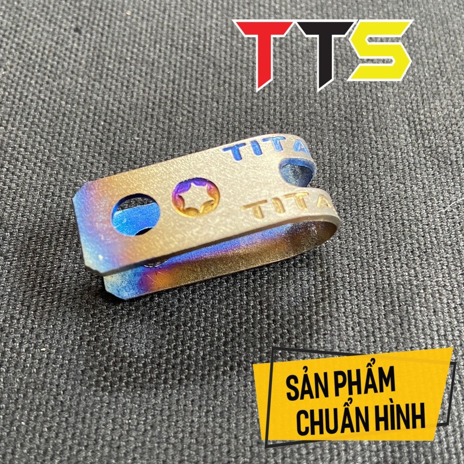 Bát kẹp dây dầu kẹp dây mobin sườn chất liệu Titan sử dụng cho nhiều loại xe
