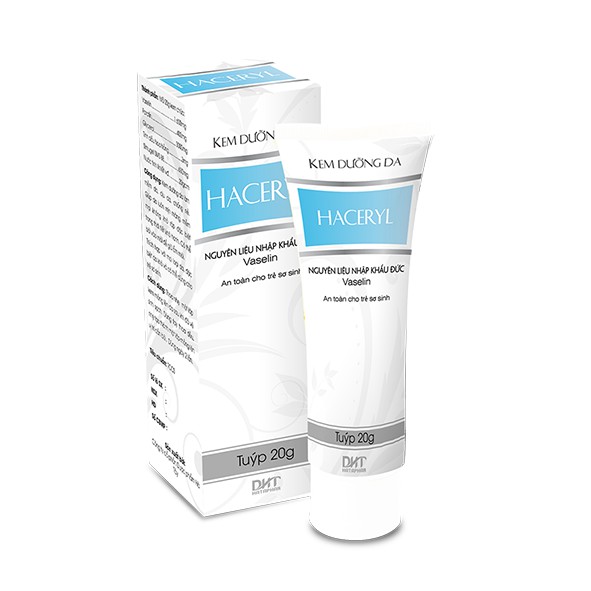 Kem dưỡng ẩm môi, dưỡng da toàn thân Haceryl 20g, HataPharm - QT Thu Lan TL14 - nguyên liệu nhập khẩu Đức Vaselin, làm mềm da, dịu da, chống nẻ, thích hợp với mọi loại da, an toàn cho trẻ sơ sinh