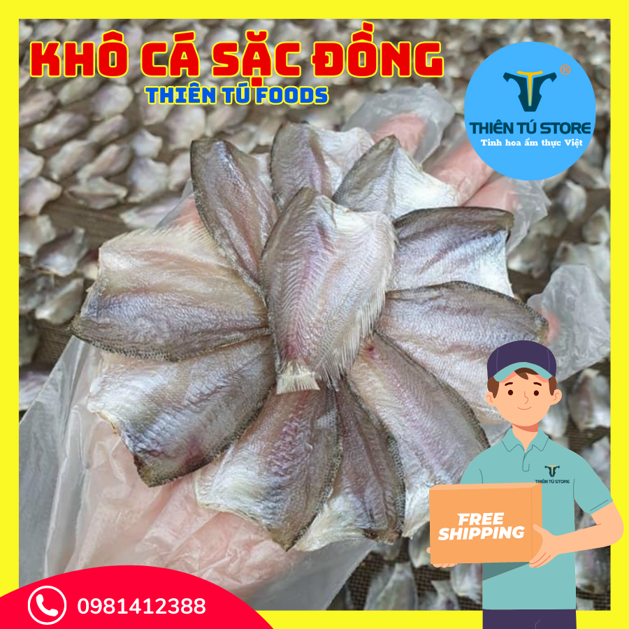 Khô cá sặc bướm , sặc đồng tự nhiên 500GR đặc sản Miền Tây chất lượng thơm ngon Thiên Tú Store