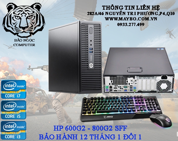 Máy Bộ HP COMPAQ 600G2 SFF . (I5-6400/DDR4-8G/SSD 128GB)
