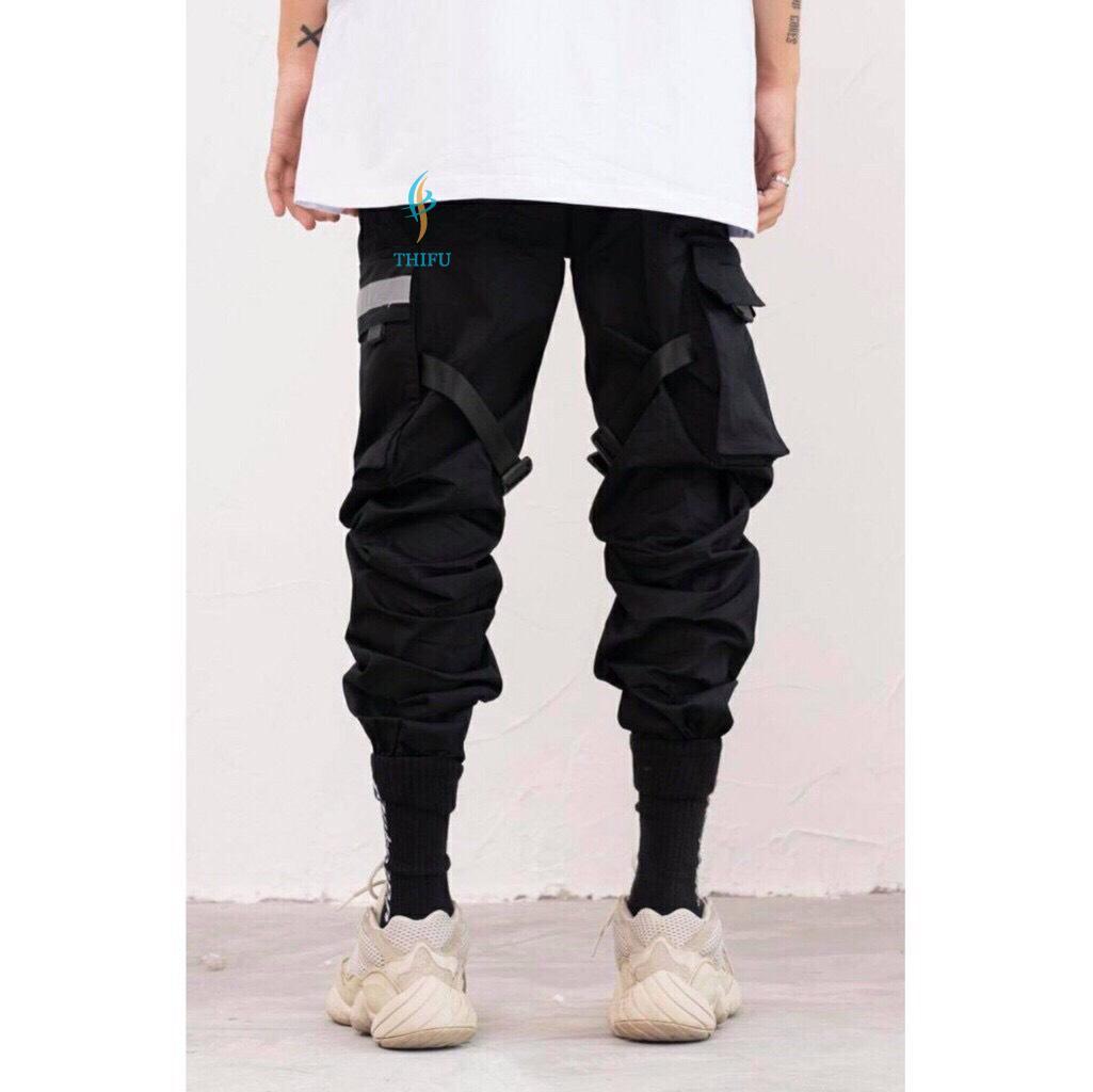 Quần jogger kaki hộp nam có khóa và phản quang cực chất TQ1312