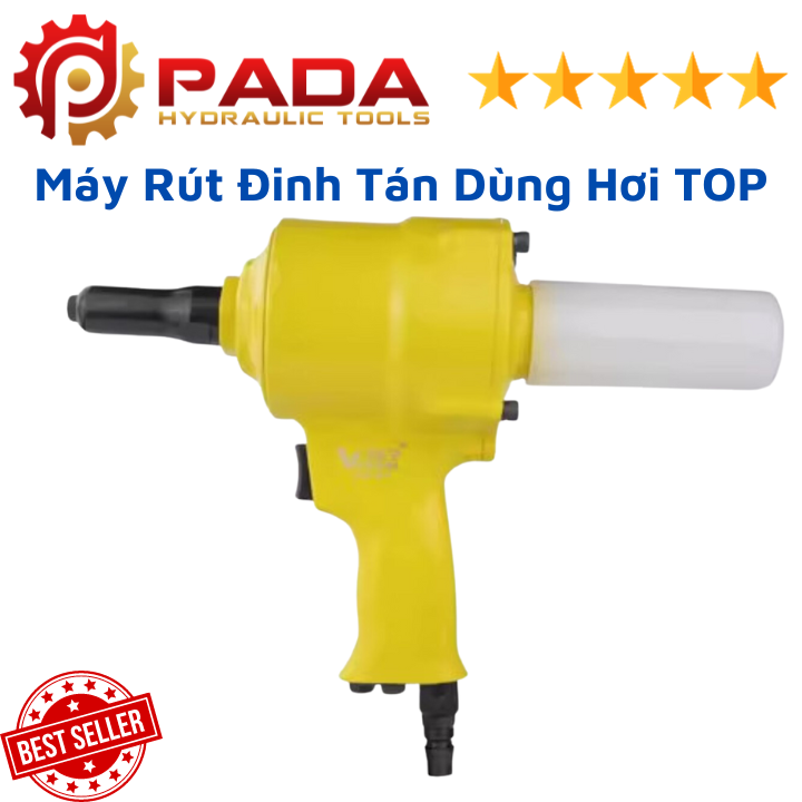 Máy Rút Đinh Tán, Đinh Rive Dùng Hơi TOP - Hàng Đài Loan - Bảo hành 6 tháng