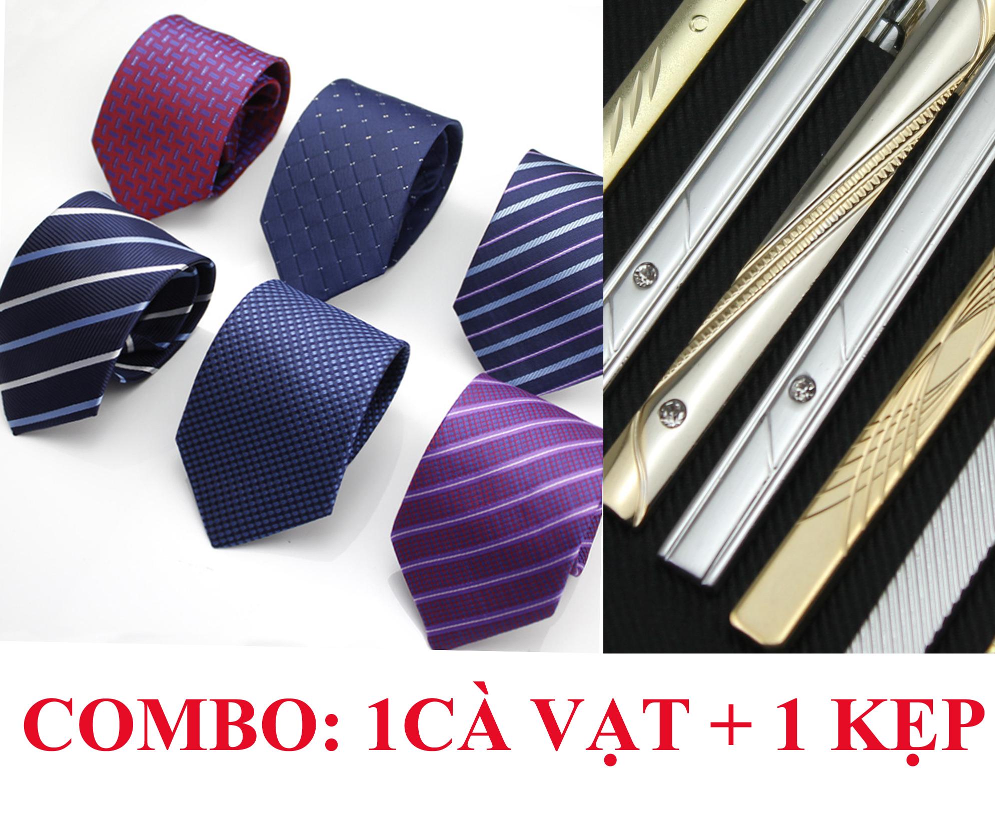 [HCM]COM BO bao gồm 1 Cà Vạt và 1 Kẹp Cà Vạt rk