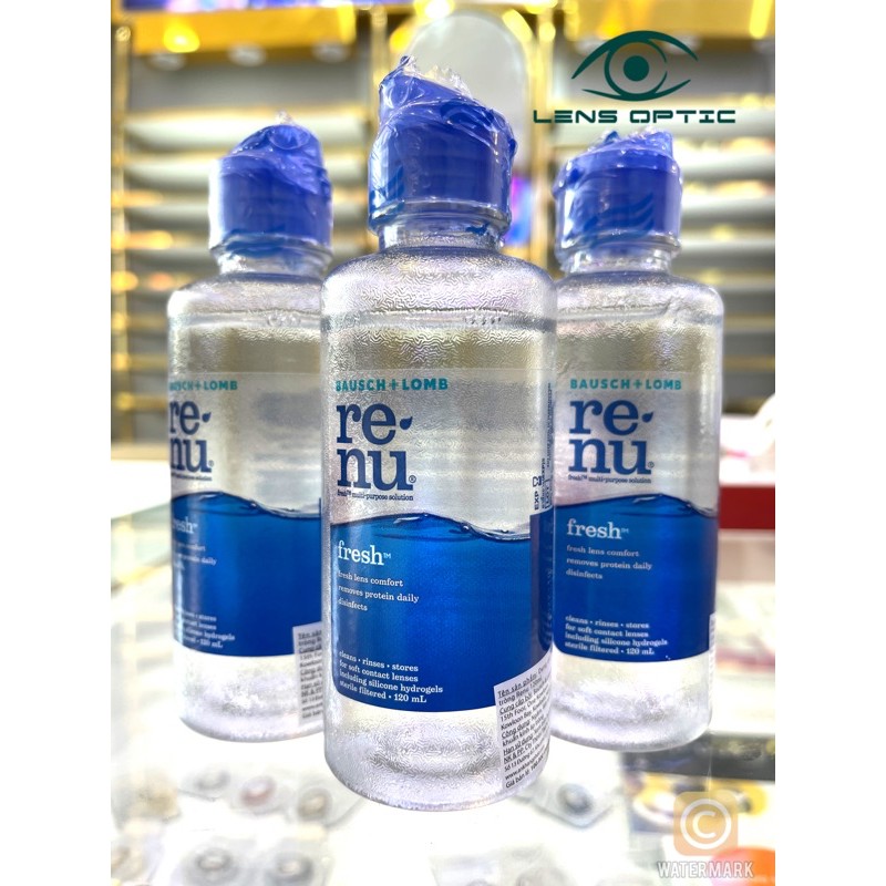 Nước Ngâm Lens Renu 120ml, dung dịch vệ sinh bảo quản kính áp tròng