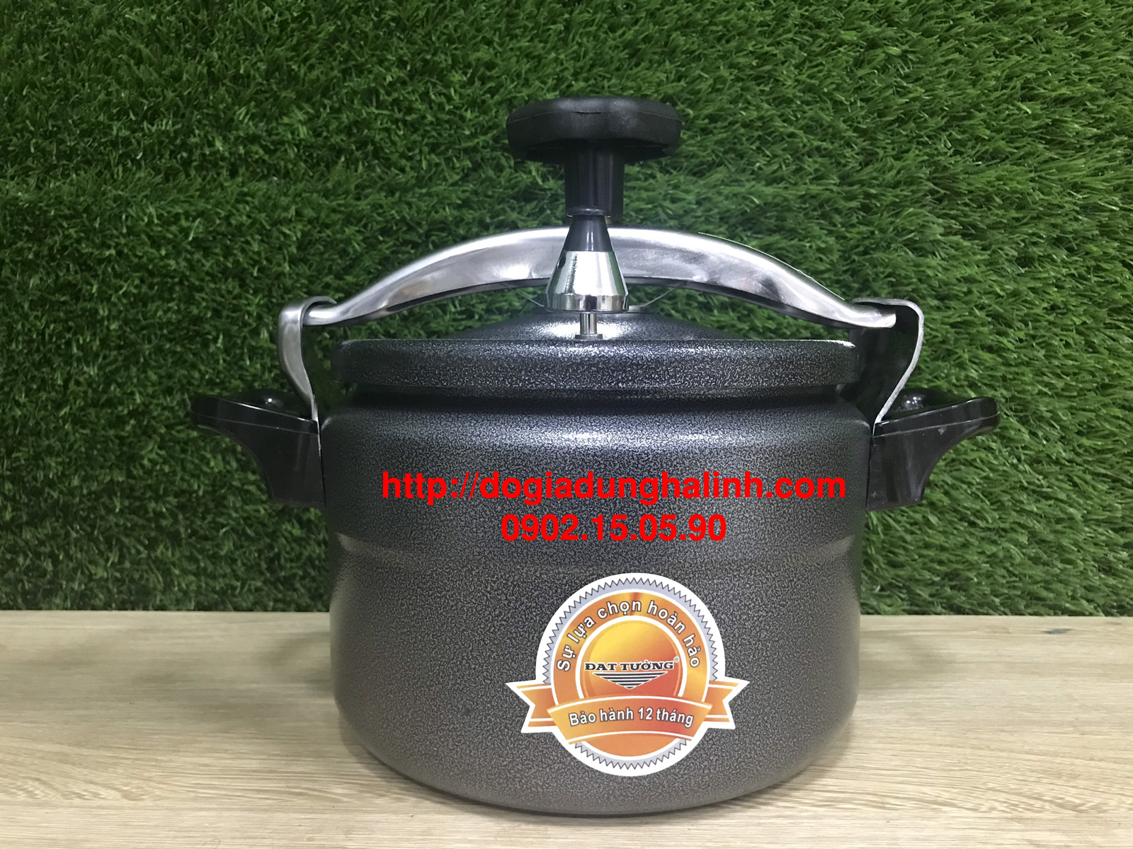 Nồi áp suất bếp từ Đạt Tường DTNAS-06 - Nồi áp suất cơ dùng bếp từ, bếp ga, bếp hồng ngoại, Nồi áp suất đa năng, Dung tích 7 lít phù hợp với gia đình 4-7 người