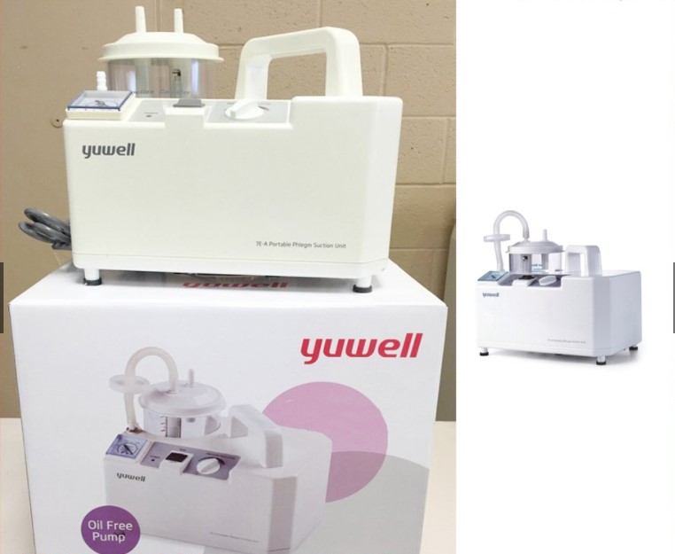 Máy hút dịch, hút đờm 1 bình Yuwell 7E-A tặng đầu hút