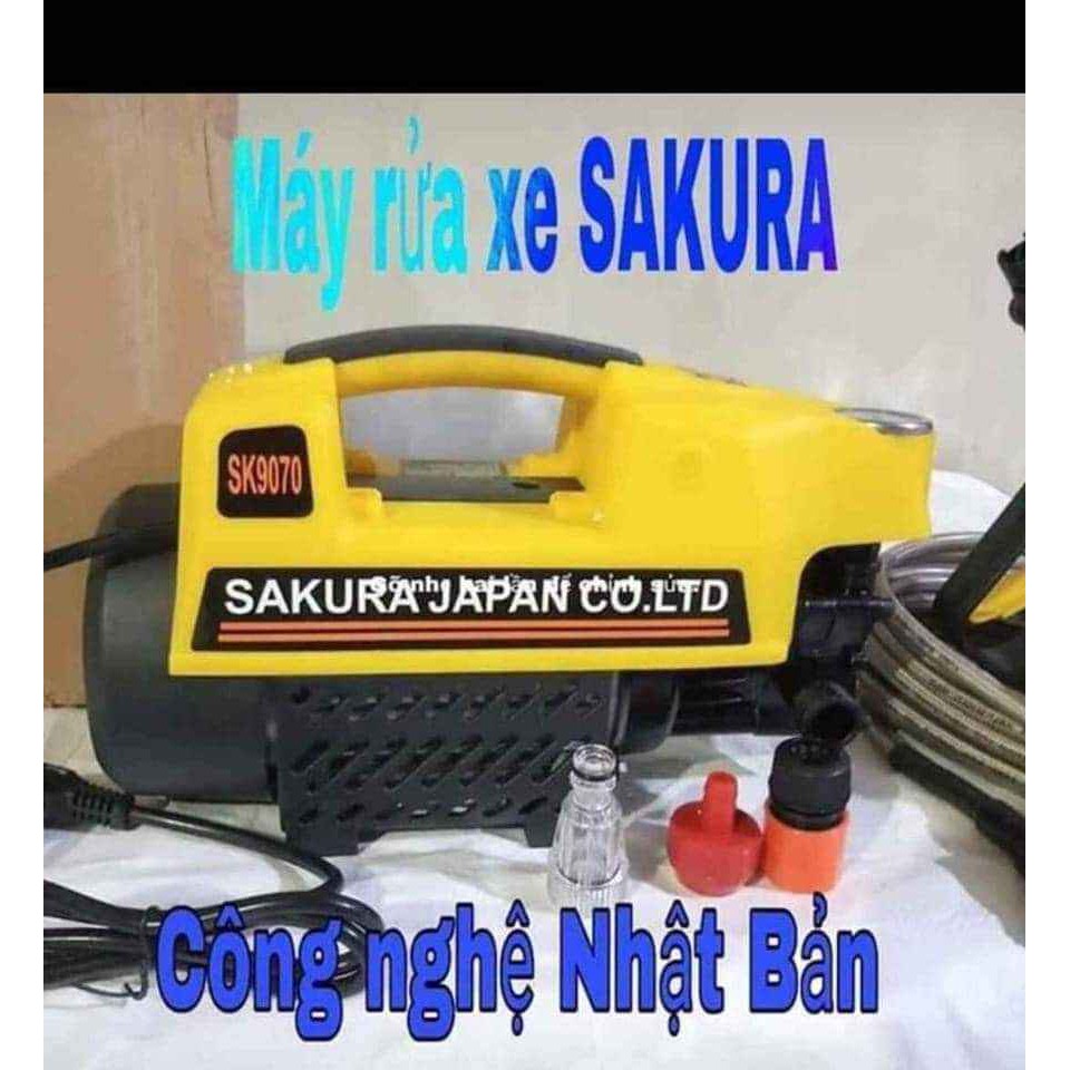 Máy rửa xe cao cấp sakura