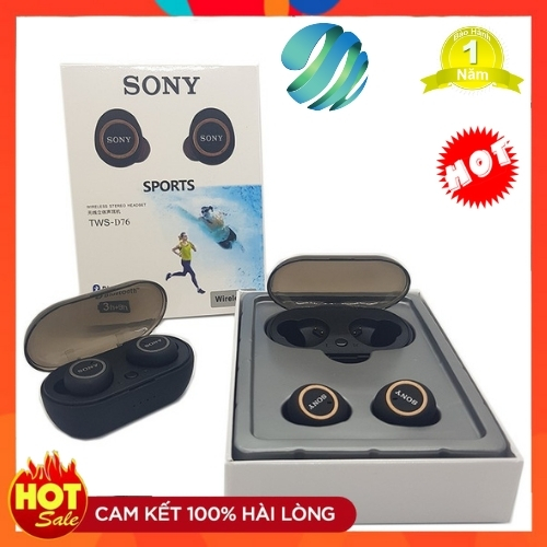 Tai nghe bluetooth sony sport tws-d76 , hitech team , snsp01 , rất ấm bass-treble rõ ràng , bảo hành 12 tháng 1 đổi 1 , tai nghe bluetooth, tai nghe sony, tai nghe, tai nghe thể thao