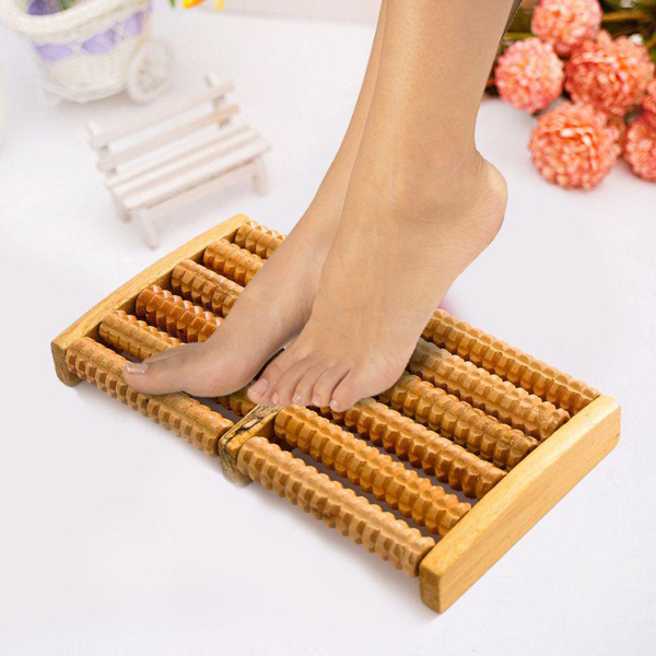 [HCM]Dụng Cụ Massage Chân Bằng Gỗ - chăm sóc sức khoẻ chống mỏi chân giảm đau nhức lưu thông huyệt đạo bàn chân