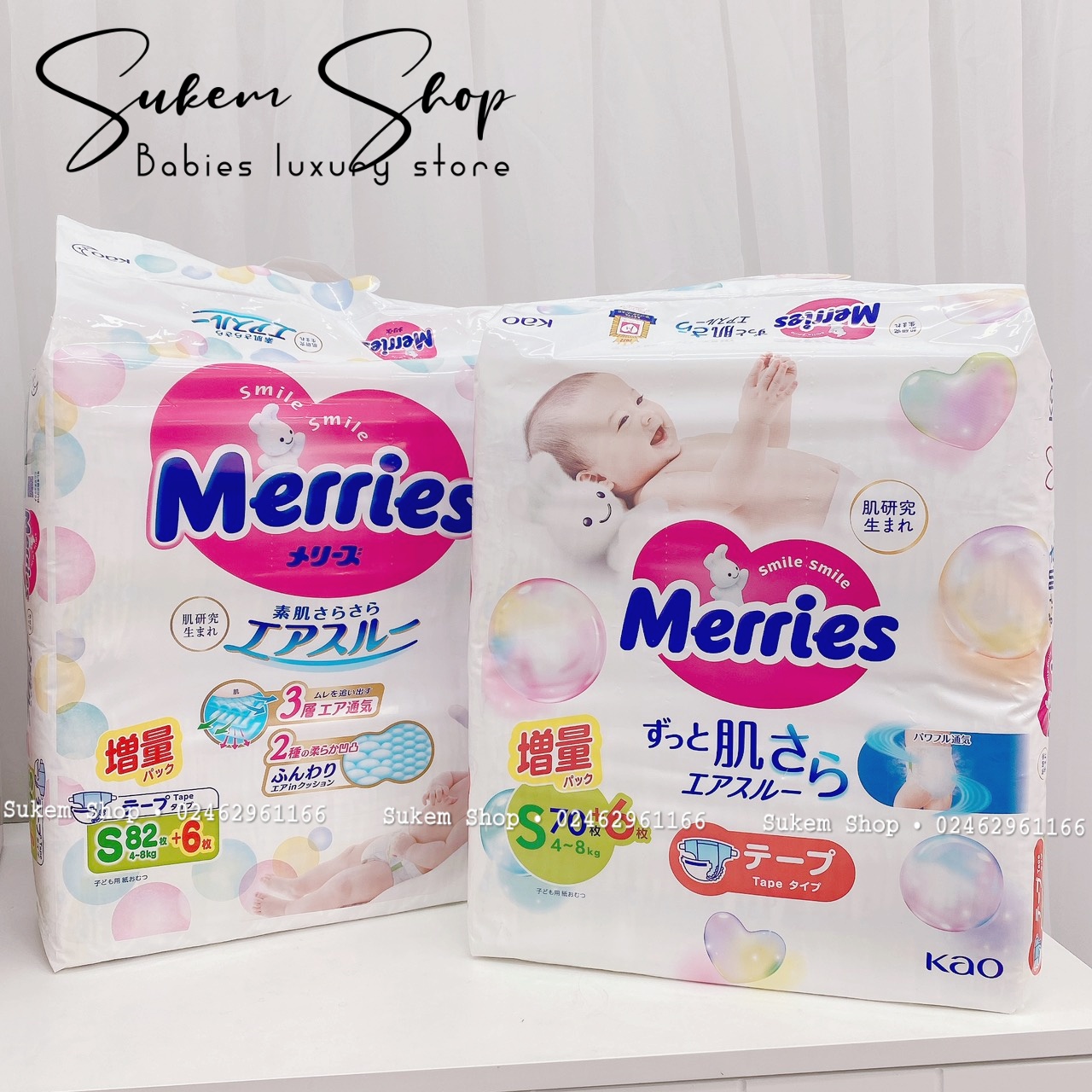 Bỉm merries, merries nội địa nhật dán/quần đủ size nb96/s88/m68/m64/l58/l50/xl44