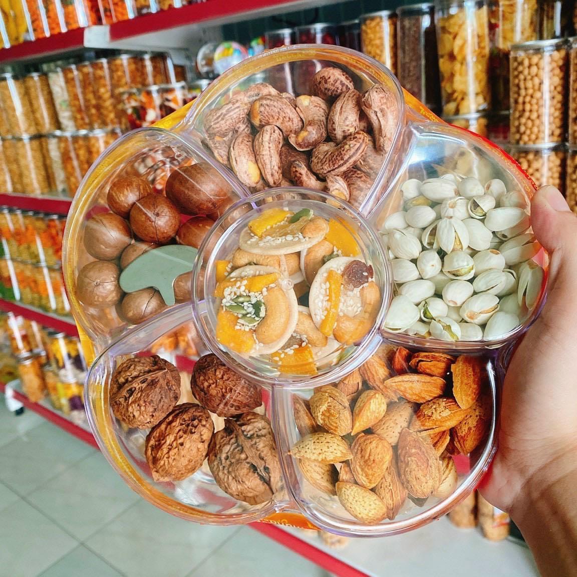 🧧🧧🧧 khay mứt hoa mai mix 6 loại