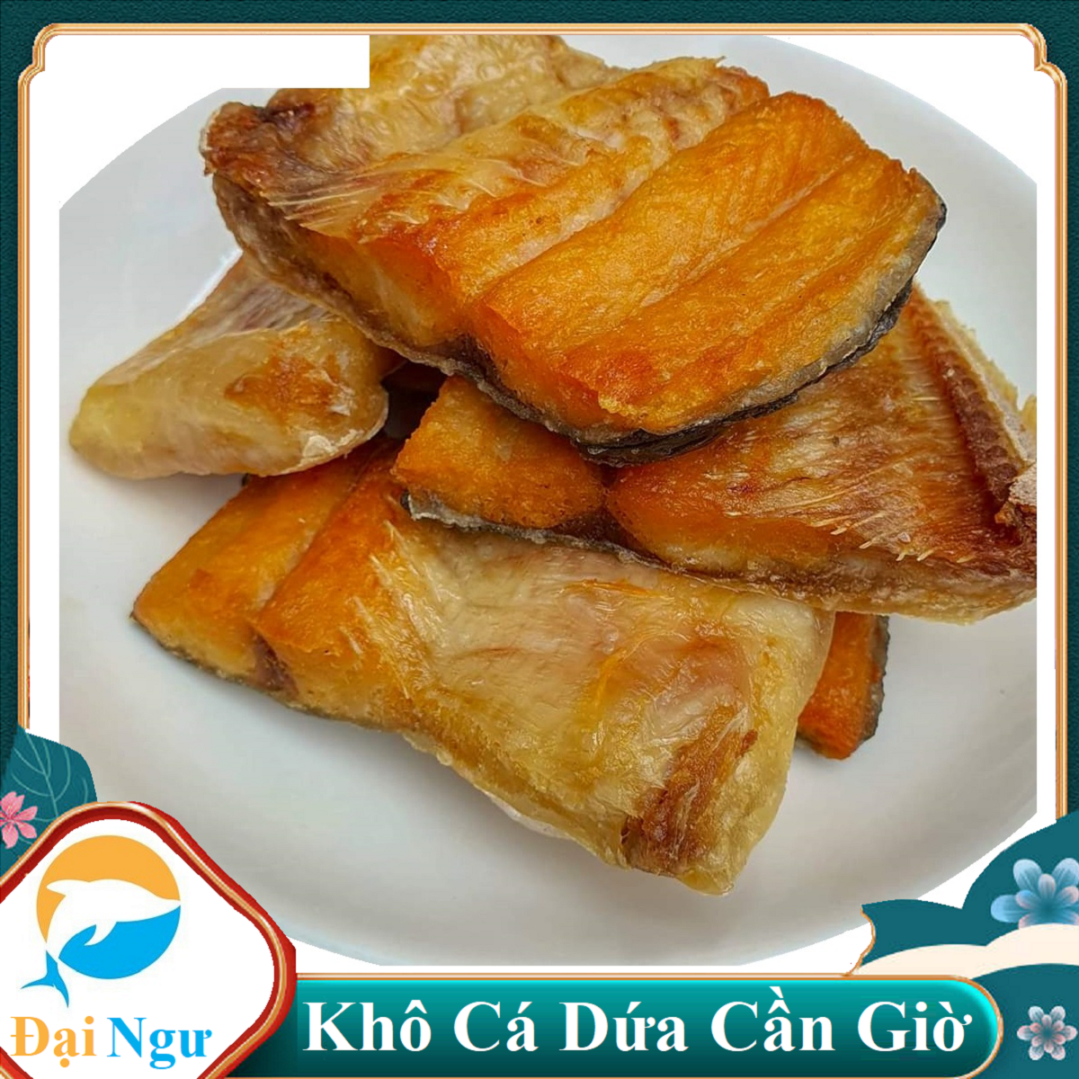 KHÔ CÁ DỨA XẺ KHÔNG XƯƠNG NGON 500G - đồ ăn vặt - đồ khô-- Đại Ngư