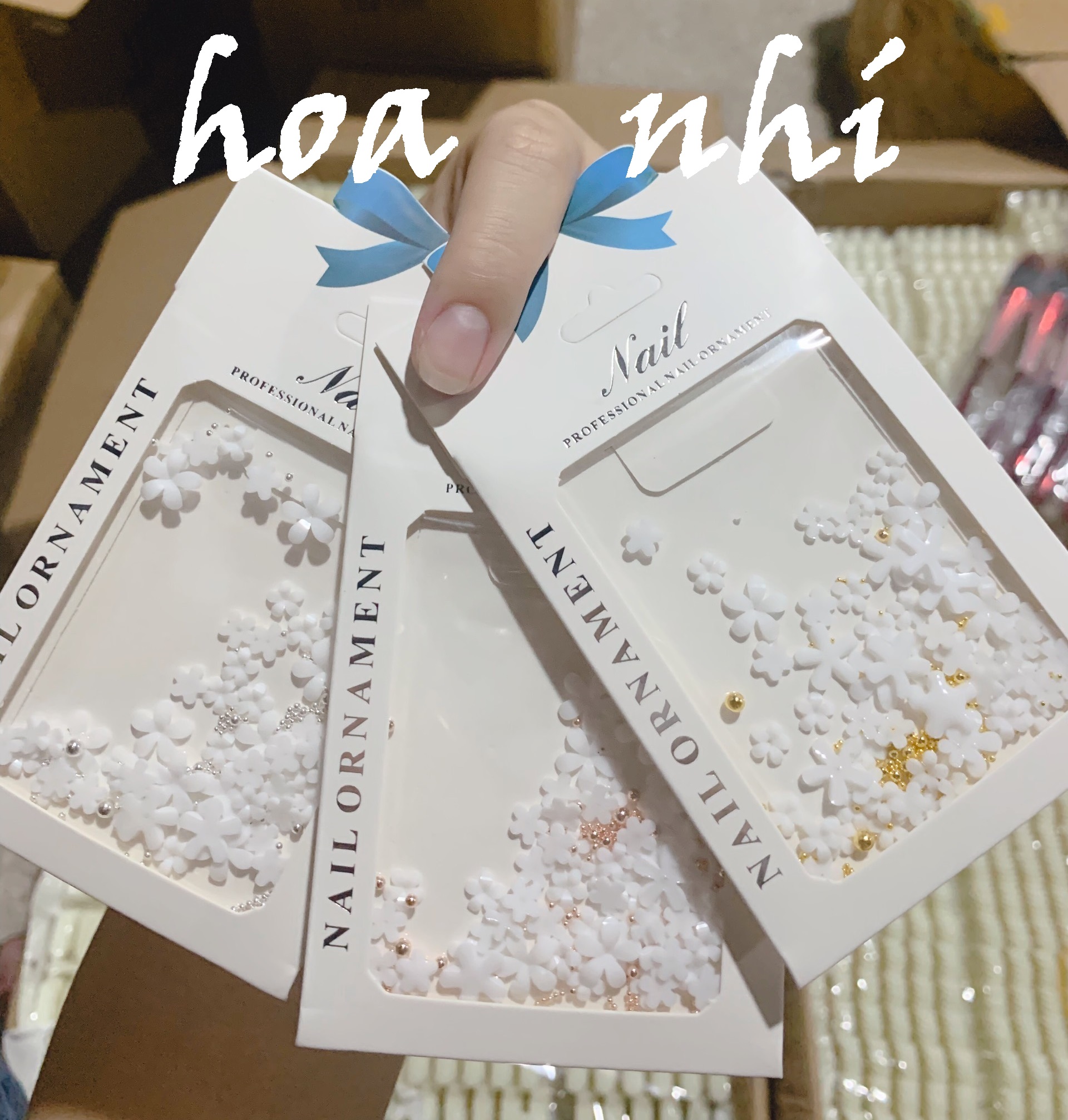 Charm nail, charm hoa nhí , hoa sứ đính móng Phụ Kiện nail - sinailmi