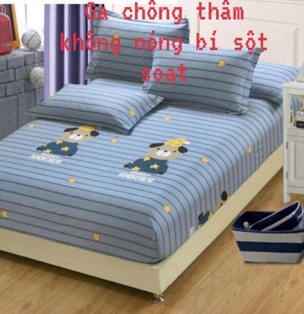[ giá hủy diệt ] GA CHỐNG THẤM COTTONG 2M-2M2 Hàng chất lượng an toàn dành cho bé . CAM KẾT 100% hàng chuẩn Size: 1M6(3 người) . 1M8(4 người)