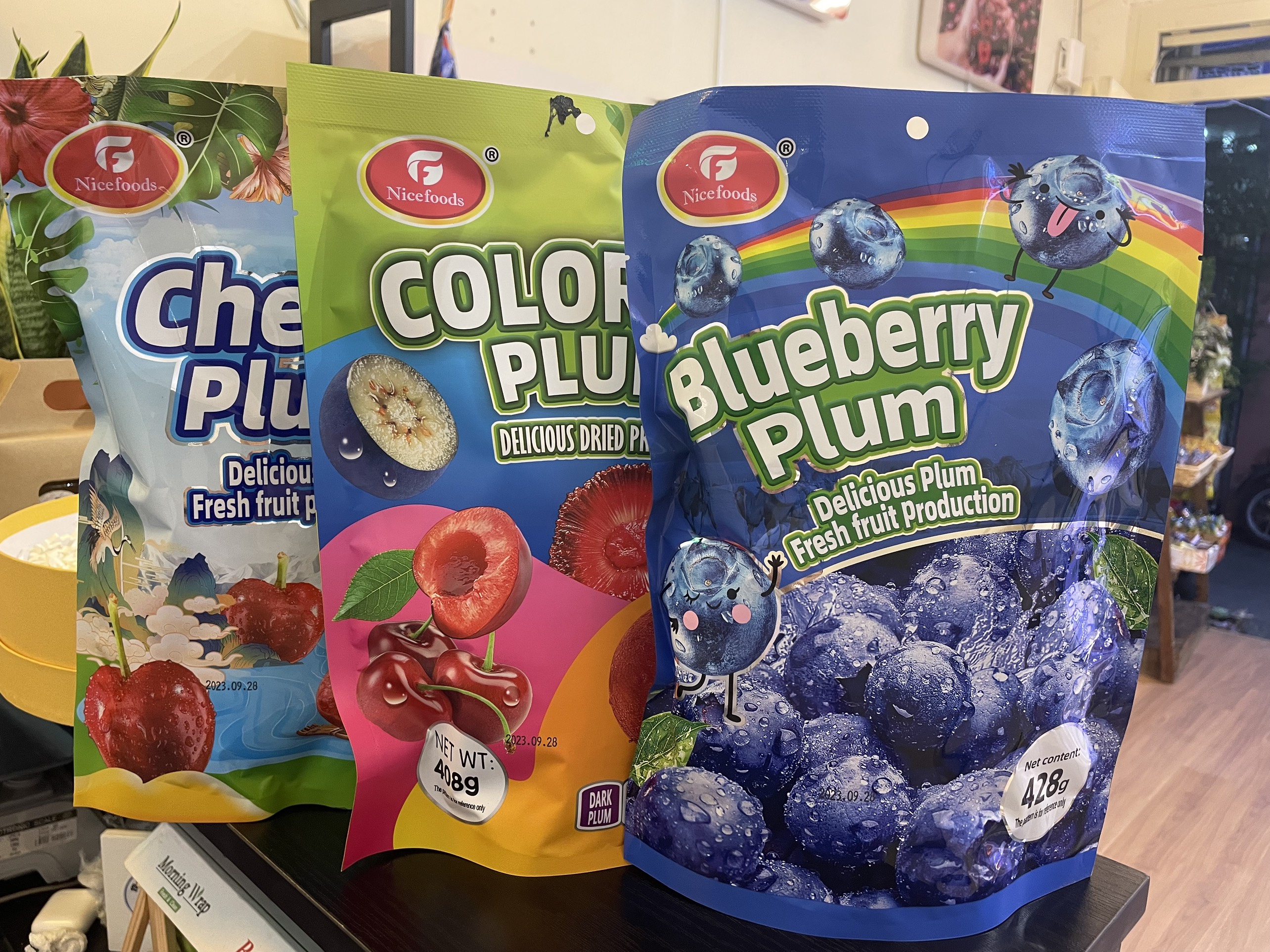 Ô Mai Mix Vị / Cherry / Việt Quất Nice Foods 428g