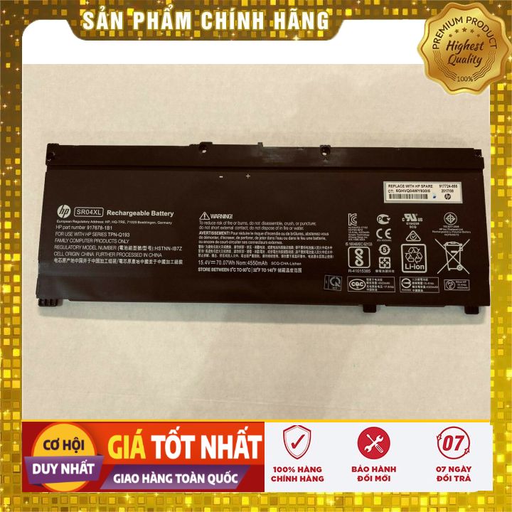 Pin(battery) Original Hp Omen 15-CE 15-CB 15-DC sr04xl Zin