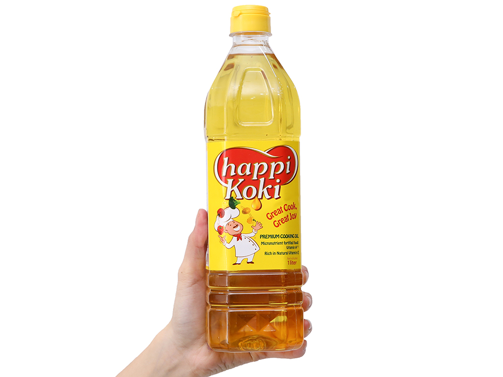 Dầu ăn happi koki 1 lít