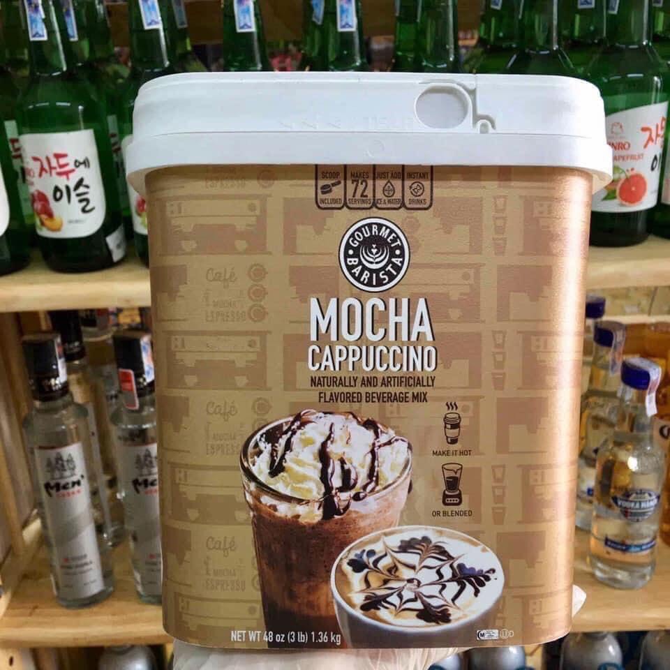Bột cafe hòa tan Gourmet Barista Mocha Cappuchino của Mỹ - Hộp 1,36 kg