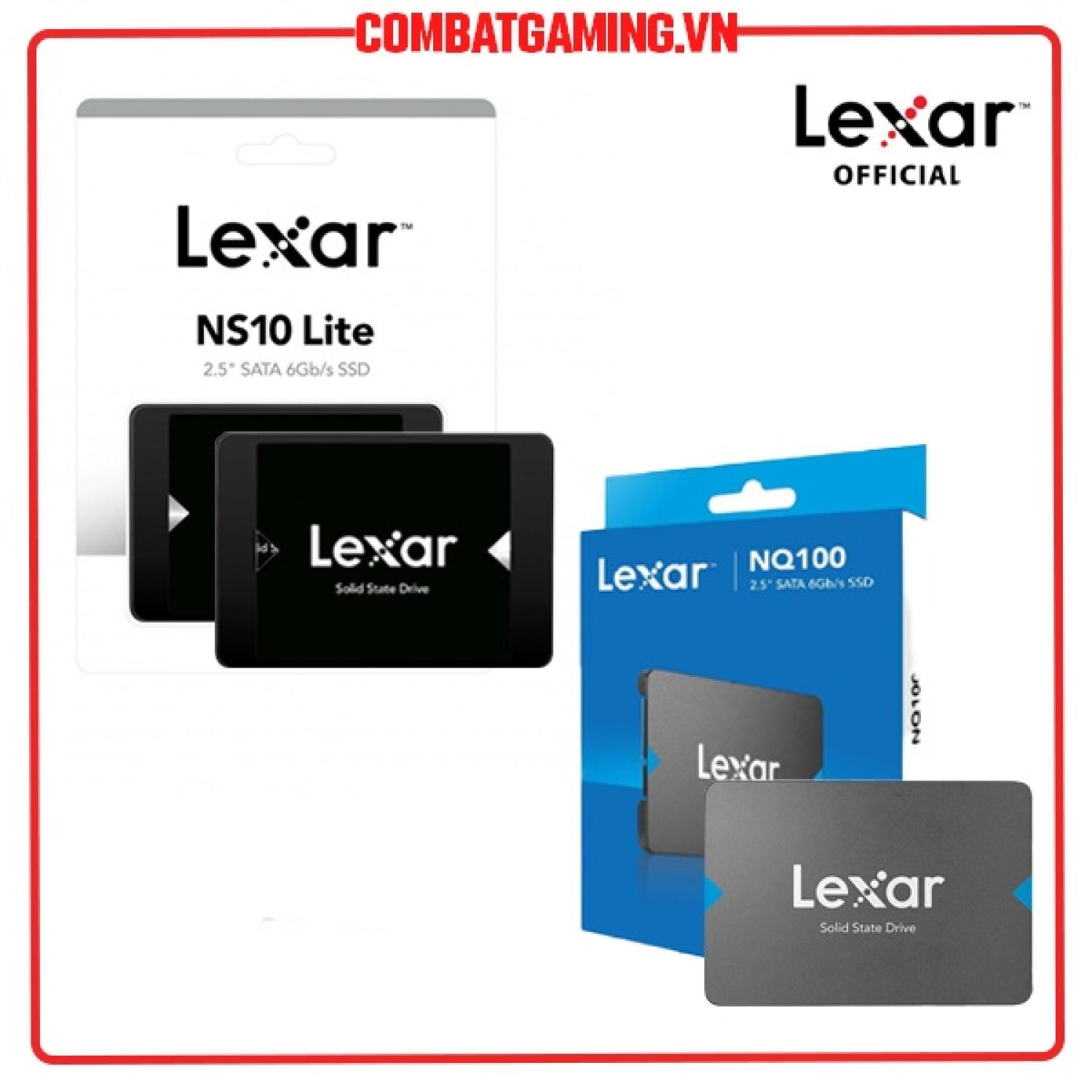 Ổ cứng ssd lexar nq100 240gb - ns10 lite 480gb hàng chính hãng