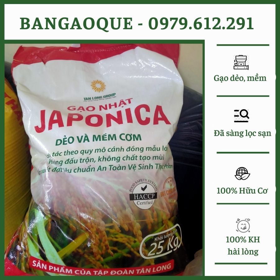 Gạo nhật japonica dẻo mềm ngọt cơm – gạo làm sushi