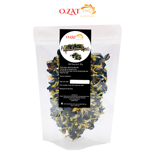 Trà Hoa Đậu Biếc sấy khô O.ZAT 100g – nguyên liệu detox