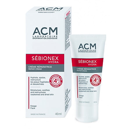 Kem dưỡng ẩm dành cho da mụn, da kích ứng ACM Sébionex Hydra Repair Cream 40ml
