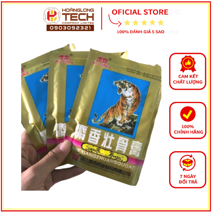 Bộ 10 gói cao dán con hổ thái lan